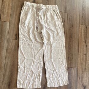 Old Navy Cream Sweatpants Relaxed Fit Joggers